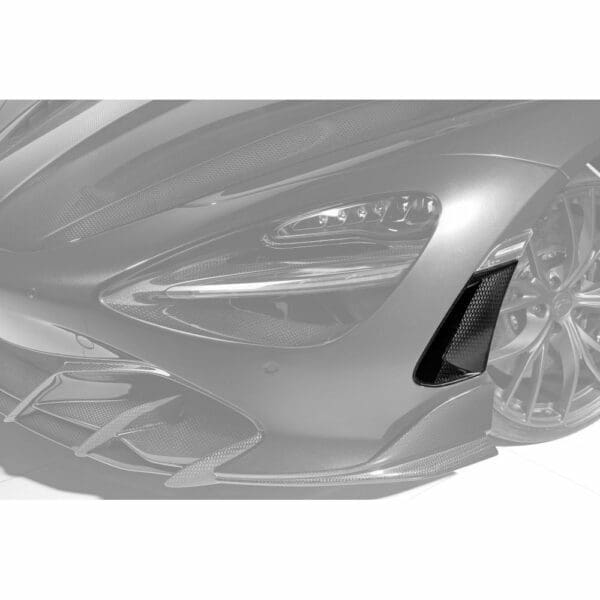 TopCar Design Teil 4 Zweiteiligen Seitlichen Carbon Luftauslässe Frontstoßstange McLaren 720S Fury