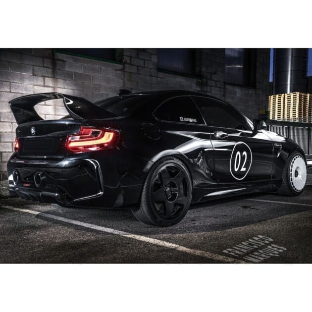 Josefin Garage BMW F2x 2 Series Chopped Carbon Heckspoiler